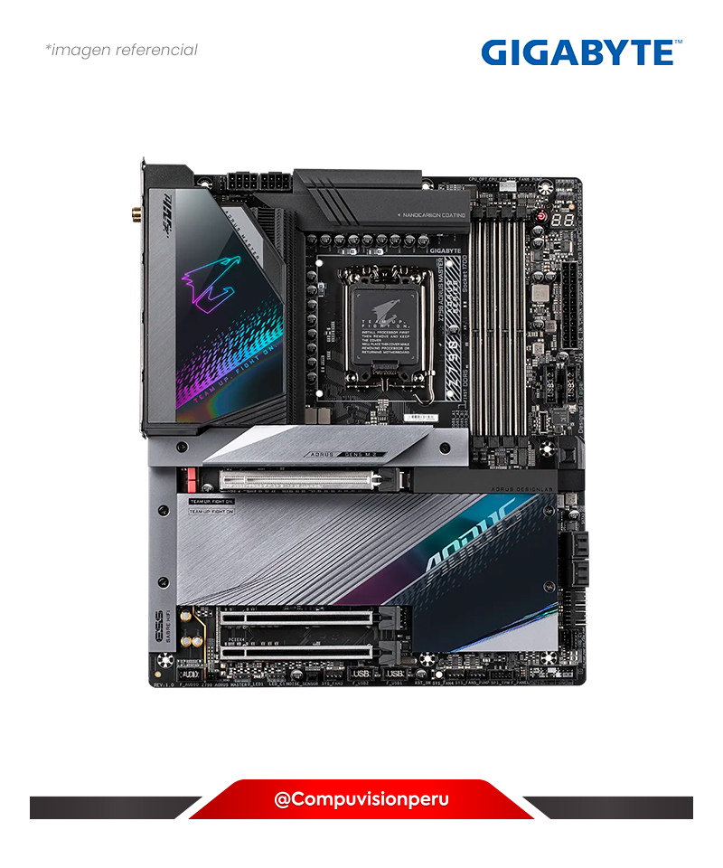 PLACA GIGABYTE Z790 AORUS MASTER INTEL Z790 LGA 1700 DDR5 HDMI DP M.2 SATA 6GB BLUETOOTH E-ATX