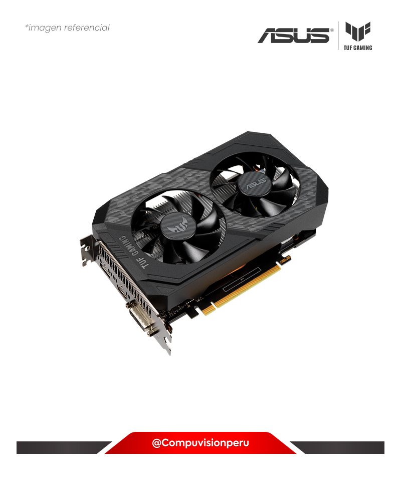 VIDEO ASUS GEFORCE TUF GTX 1650 OC 4GB 128-BIT GDDR6 PCI EXPRESS 3.0 TUF-GTX1650-O4GD6-P-GAMING