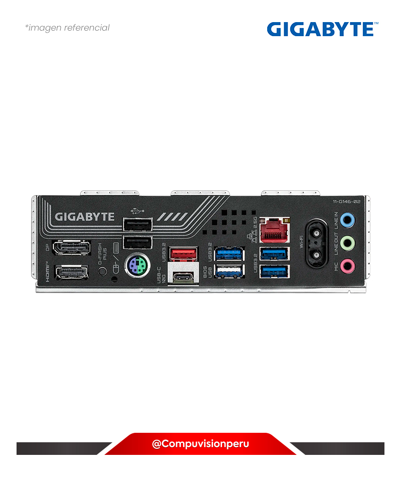 PLACA GIGABYTE B850 GAMING X WIFI6E AM5 AMD B850 DDR5 HDMI DP BLUETOOTH  M.2 SATA 6GB USB 3.2 ATX