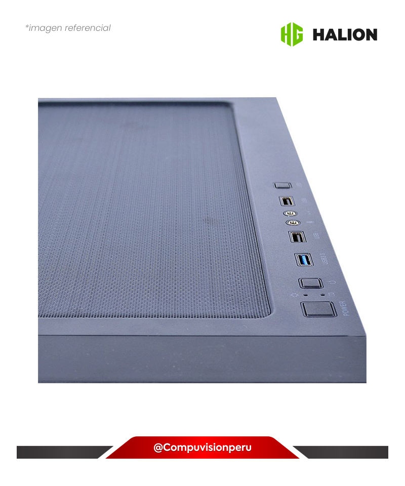 CASE GAMER IFORGAME X5 TEMPERED GLASS 4FAN ARGB S/F