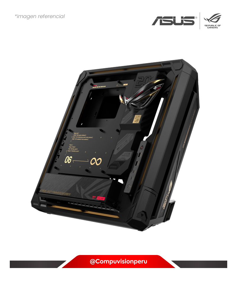 CASE ASUS ROG GR20 EDITION 20 S/F EATX VENTILADOR DE FLUJO CRUZADO ALUMINIO 4MM ROG-GR20-EDITION-20