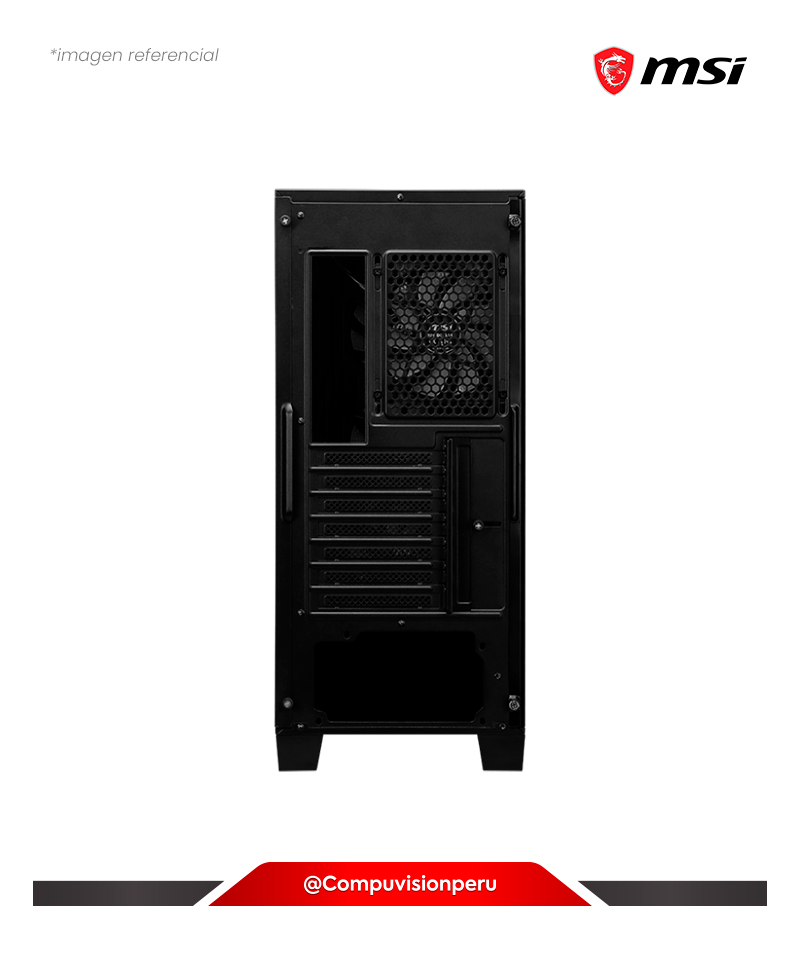 CASE MSI MAG FORGE 120A B65 C/650W AIRFLOW USB 3.2 ATX 6*120MM RGB