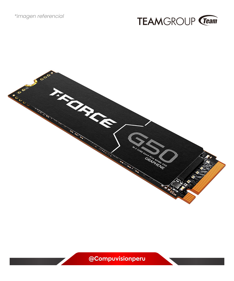 DISCO SOLIDO SSD 512GB TEAM GROUP T-FORCE G50 M.2 2280 512GB PCIE 4.0 X4 WITH NVME 1.4 TLC TM8FFE512G0C129