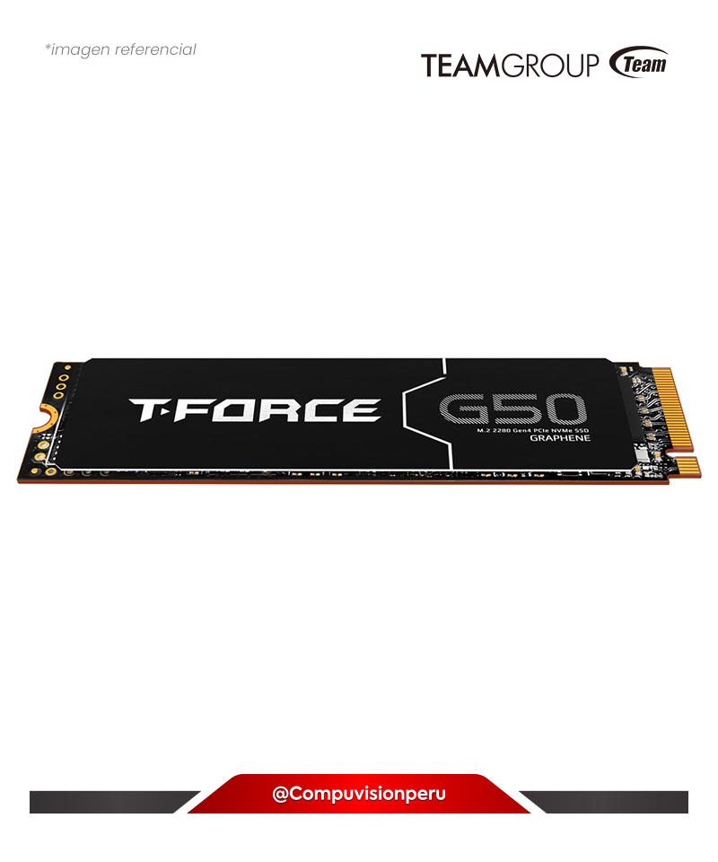 DISCO SOLIDO SSD 512GB TEAM GROUP T-FORCE G50 M.2 2280 512GB PCIE 4.0 X4 WITH NVME 1.4 TLC TM8FFE512G0C129