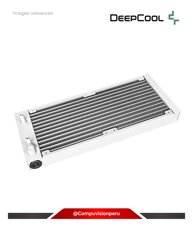 COOLER DE CPU DEEPCOOL LE520 WH ARGB 240MM 2*120MM INTEL AMD ALUMINUM LE520-WHAMMN-G-1