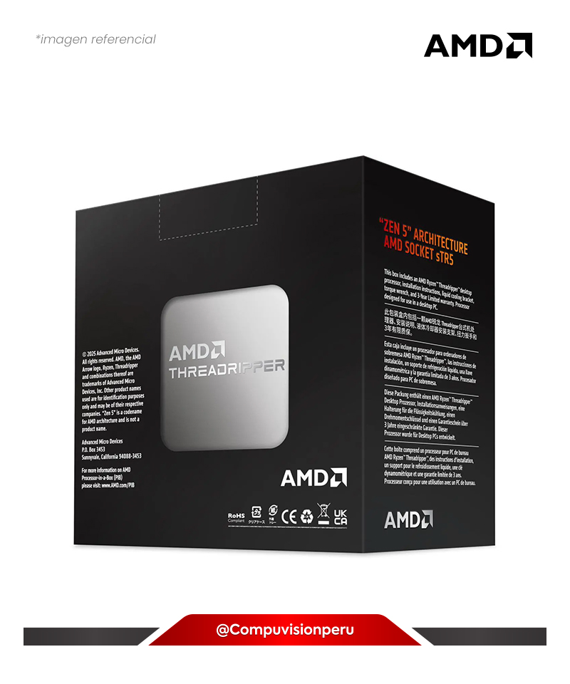 CPU AMD RYZEN THREADRIPPER 9960X 24N 48TH STR5 TRX50 4.2GHZ S/G TURBO CORE 5.4 GHZ