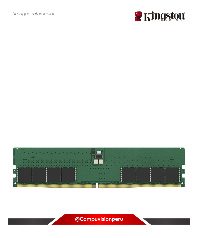 MEMORIA 32GB DDR5 BUS 5600MHZ KINGSTON DIMM 2RX8 CL46 1.1V KCP556UD8-32