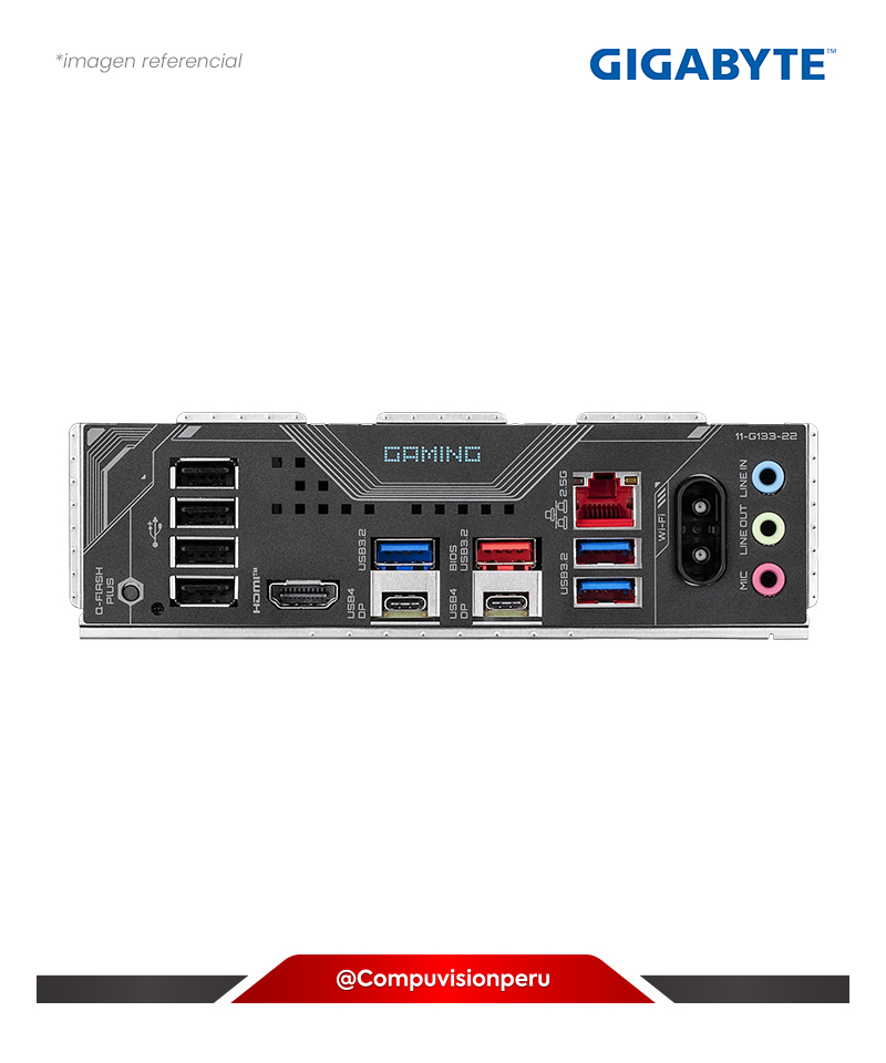 PLACA GIGBYTE X870 GAMING WIFI6 AMD X870 AM5 DDR5 M.2 SATA 6GB BLUETOOTH