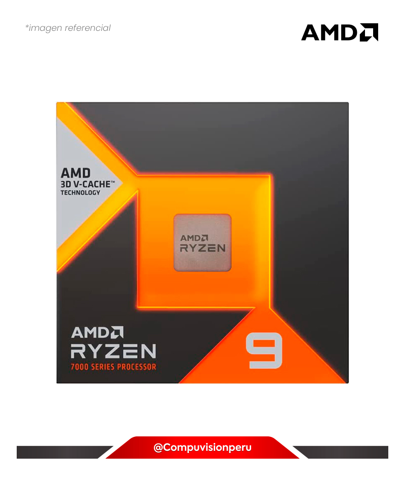 CPU AMD RYZEN 9 7950X 3D AM5 16N 32TH 4.2GHZ TDP 120W AMD RADEON GRAPHICS TURBO CORE 5.60GHZ 100-100000908WOF