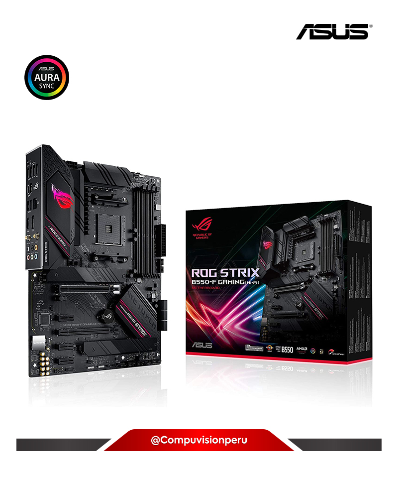 PLACA ASUS ROG STRIX B550-F GAMING WIFI AM4 AMD B550 SATA 6GB/S ATX AMD