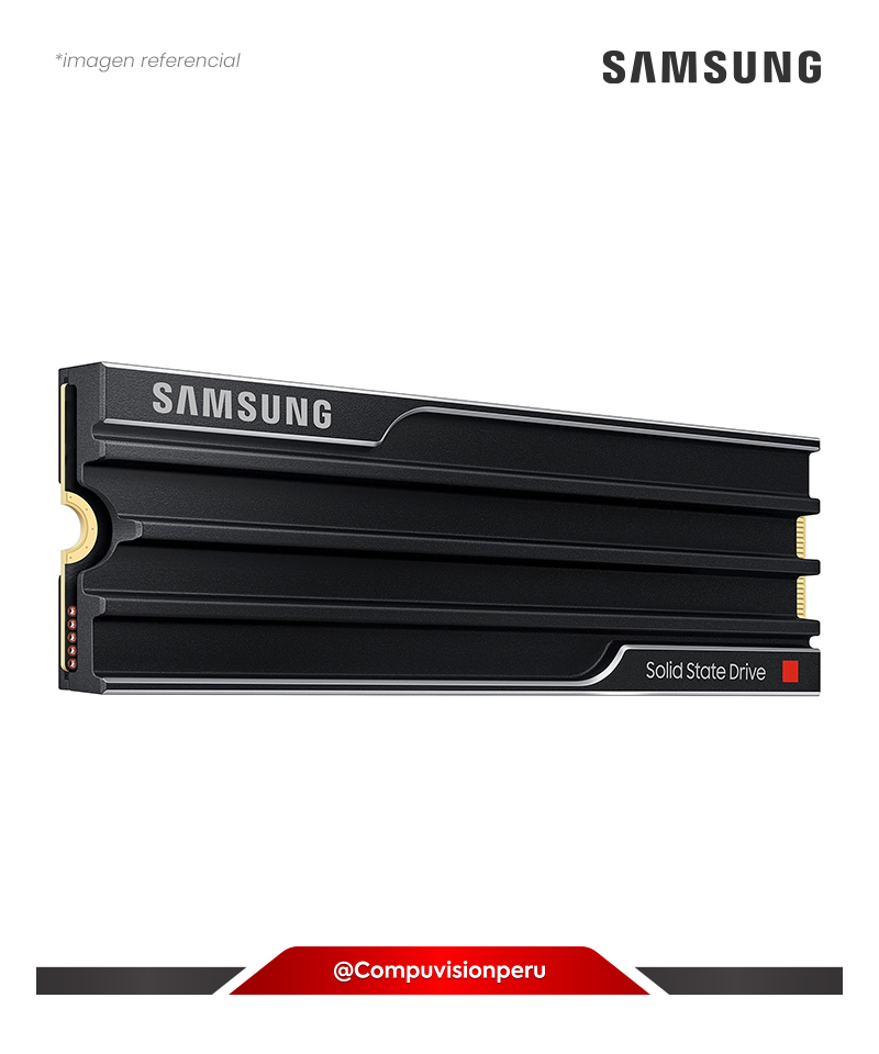 DISCO SOLIDO SSD 2TB SAMSUNG 9100 PRO WITH HEATSINK PCIE GEN 5X4 NVME M.2 2280 MZ-VAP2T0C/AM