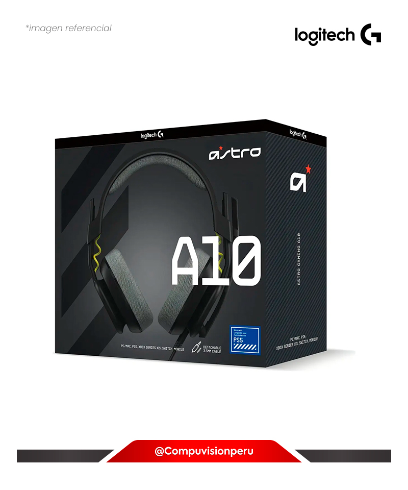 HEADSET LOGITECH ASTRO A10 GEN2 PC 939-002056