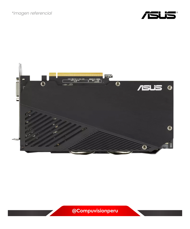 VIDEO ASUS DUAL GEFORCE RTX 2060 EVO OC EDITION 12GB GDDR6 CUDA 2176 192-BIT DUAL-RTX2060-O12G-EVO