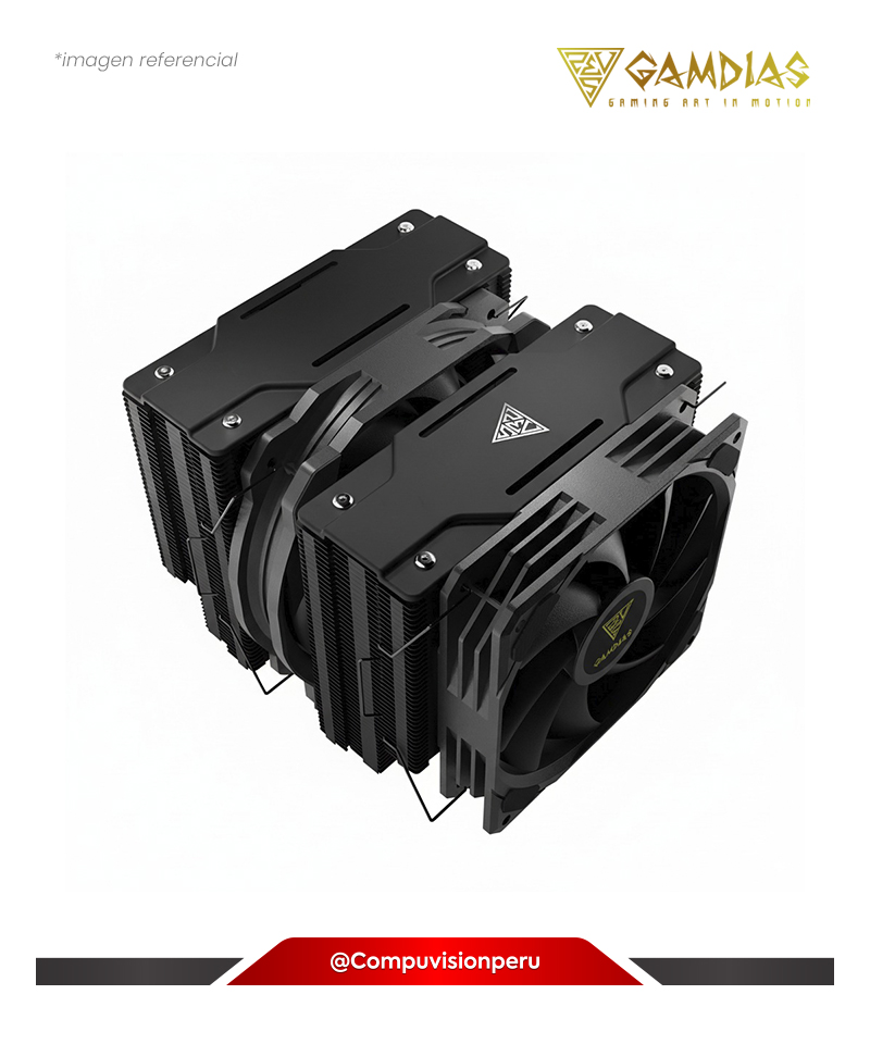 COOLER DE CPU GAMDIAS BOREAS P1-720 PARA PC CASE 135MM + 120MM 16351-01500-00000-G