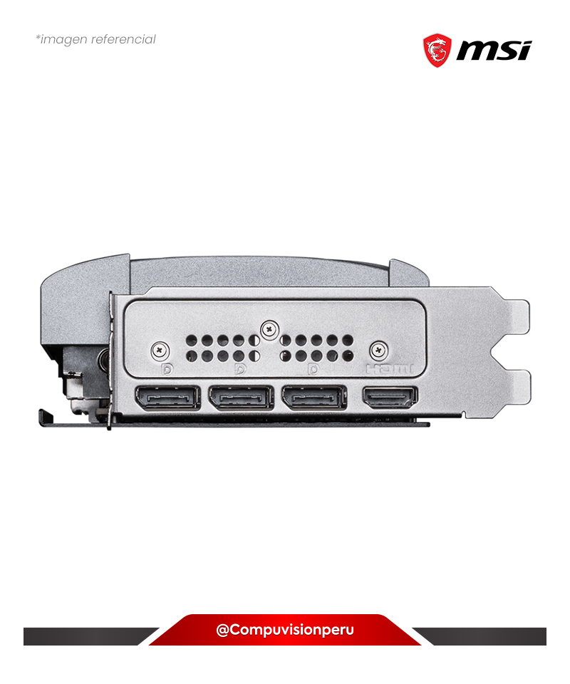 VIDEO MSI GEFORCE RTX 5070 12G VENTUS 2X OC 12GB GDDR7 CUDA 6144 192-BIT HDMI DP G5070-12V2C