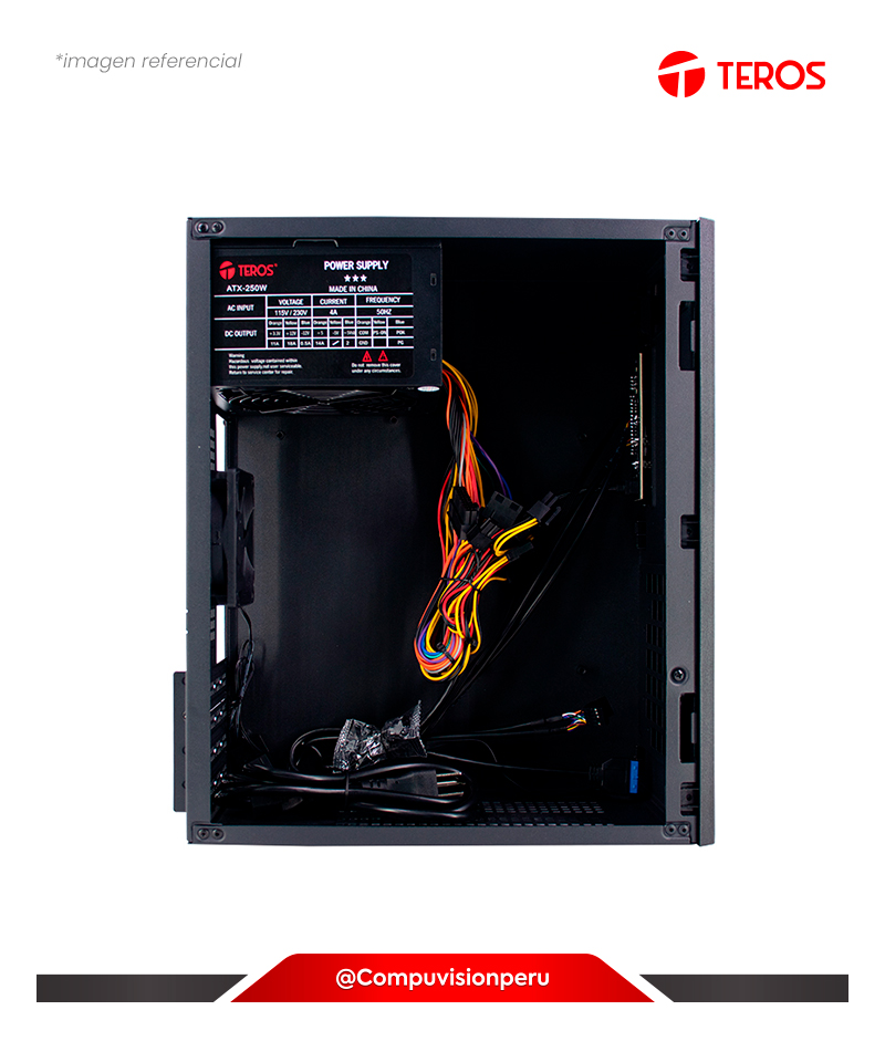 CASE TEROS TE-1034S F/250W USB 3.0 MICRO ATX