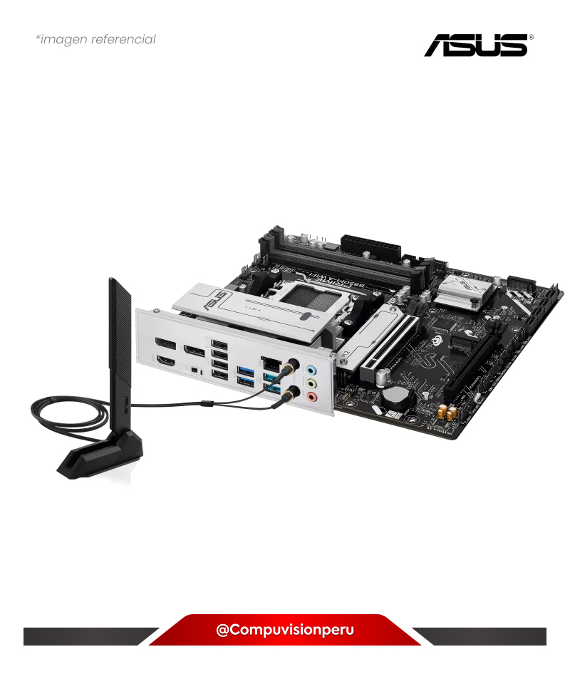 PLACA ASUS PRIME B850M-A WIFI AM5 AMD B850 DDR5 HDMI DP M.2 SATA 6GB BLUETOOTH M-ATX