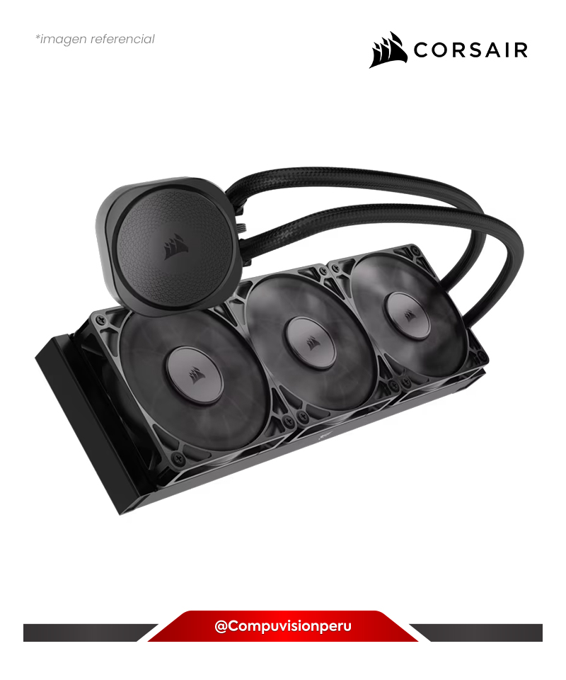 COOLER DE CPU CORSAIR NAUTILUS 360 RS BLACK ALUMINUM INTEL AMD 3*120MM RS120 CW-9060089-WW