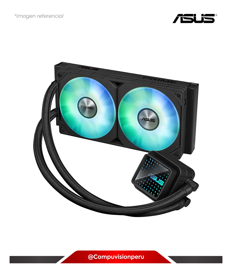 COOLER PARA CPU ASUS PRIME LC 240 ARGB 2*1200MM INTEL AMD PRIME-LC-240-ARGB