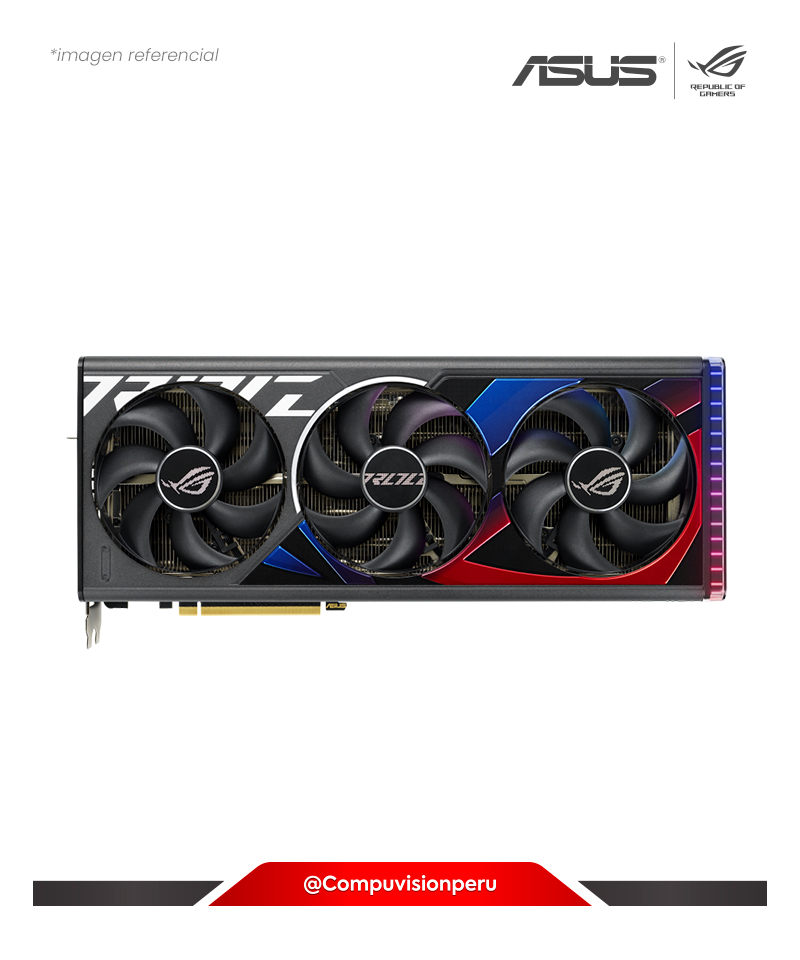 VIDEO ASUS ROG STRIX GEFORCE RTX 4090 24GB GDDR6X CUDA 16384 384-BIT HDMI DP ARGB ROG-STRIX-RTX4090-24G-GAMING