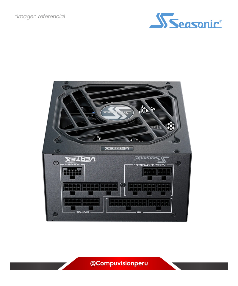 FUENTE 1000W SEASONIC VERTEX PX-1000W 80 PLUS PLATINUM ATX 3.0 PCIE 5.0 FULL MODULAR 12102PXAFS