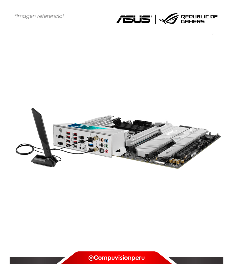 PLACA ASUS ROG STRIX X670E-A GAMING WIFI AMD X670 AM5 DDR5 HDMI DP M.2 BLUETOOTH USB 3.2 ATX