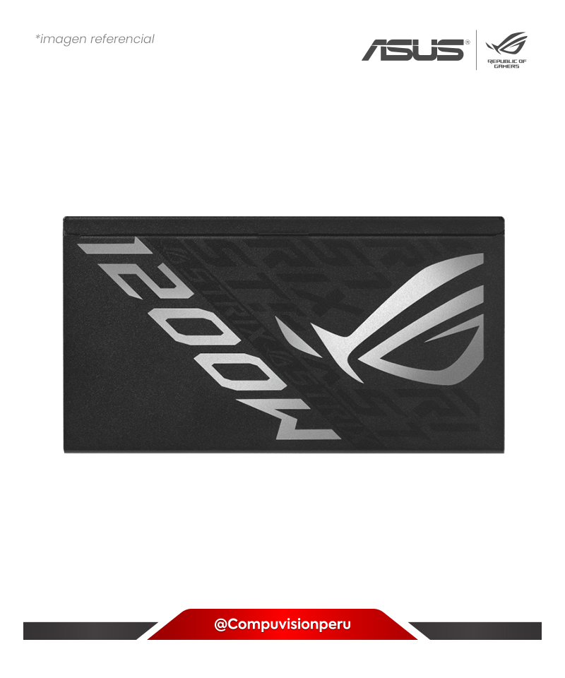 FUENTE 1200W ASUS ROG STRIX 1200W PLATINUM 80 PLUS PLATINUM ATX 3.1 ROG-STRIX-1200P-GAMING