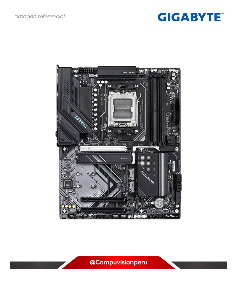 PLACA GIGBYTE X870 GAMING WIFI6 AMD X870 AM5 DDR5 M.2 SATA 6GB BLUETOOTH