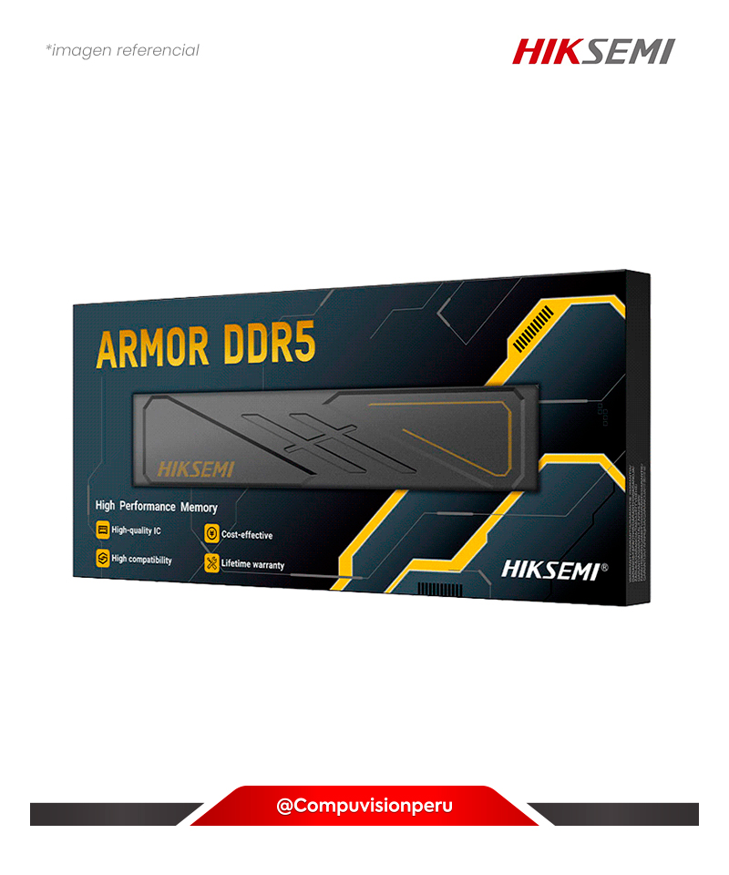 MEMORIA 16GB DDR5 BUS 5600MHZ HIKSEMI ARMOR HSC516U56D2-16G