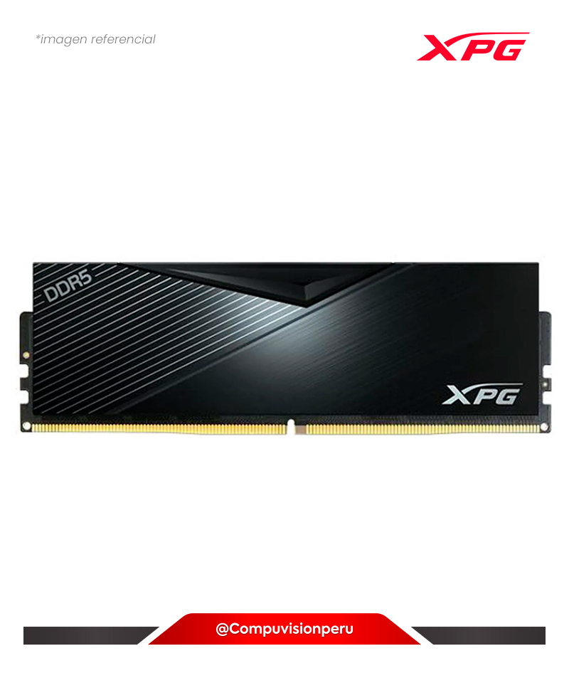 MEMORIA 16GB DDR5 BUS 6000MHZ ADATA XPG LANCER BLACK CL30 1.35V INTEL XMP 3.0 AX5U6000C3016G-DCLABK(1)