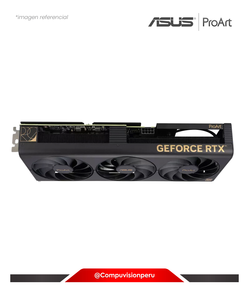 VIDEO ASUS PROART GEFORCE RTX 4070 OC EDITION 12GB GDDR6X CUDA 5888 192-BIT HDMI DP PROART-RTX4070-O12G