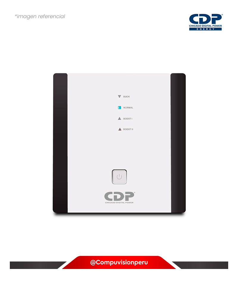 ESTABILIZADOR CDP R-AVR5008I 5000VA / 2500W 8 SALIDAS