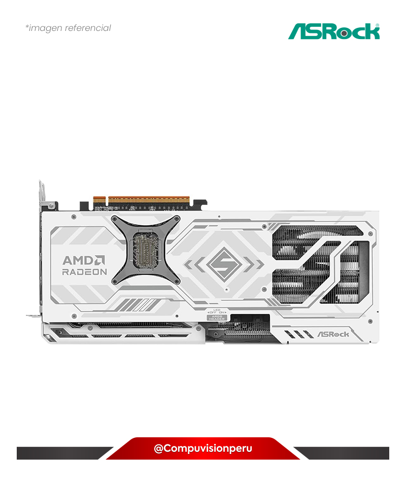 VIDEO ASROCK AMD RADEON RX 9070 XT STEEL LEGEND 16GB GDDR6 SP 4096 256-BIT HDMI DP RX9070XT SL 16 GB