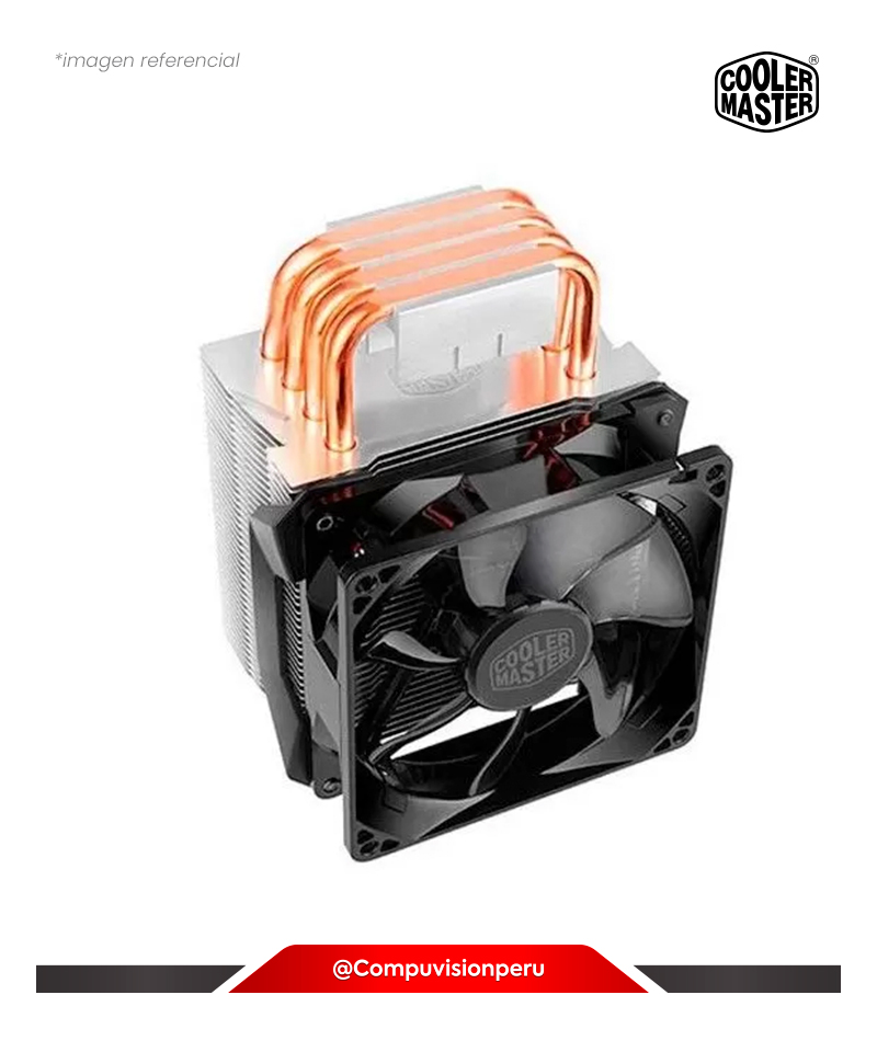 COOLER DE CPU COOLER MASTER HYPER H410R RED LED