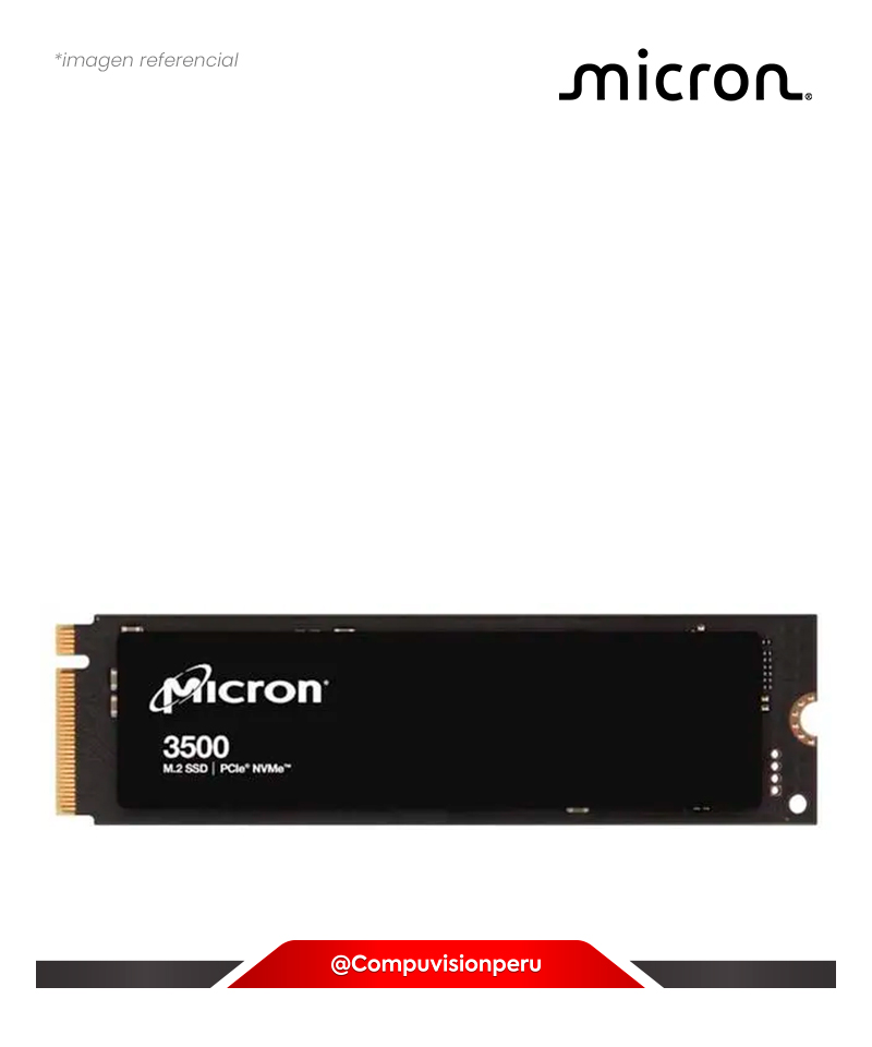 DISCO SOLIDO SSD 2TB MICRON 3500 M.2 2280 PCIE 4.0 X4 NVME MTFDKBA2T0TGD