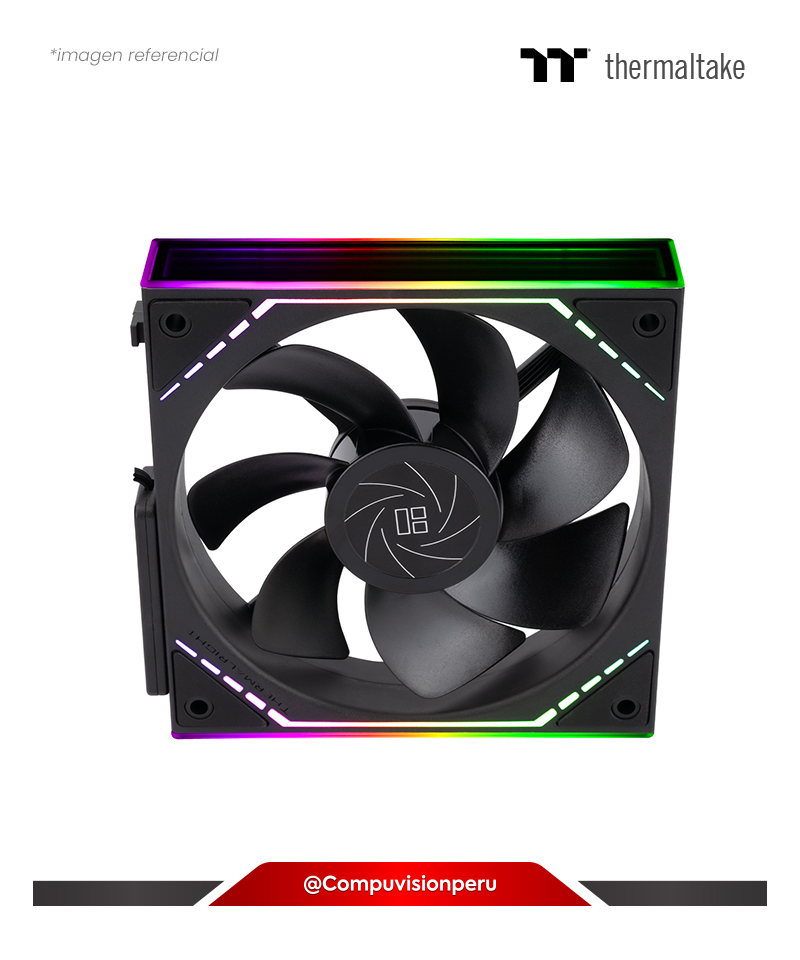 COOLER DE CASE THERMALRIGHT TL-M12QRX3 BLACK 3*1200 1500 RPM ARGB