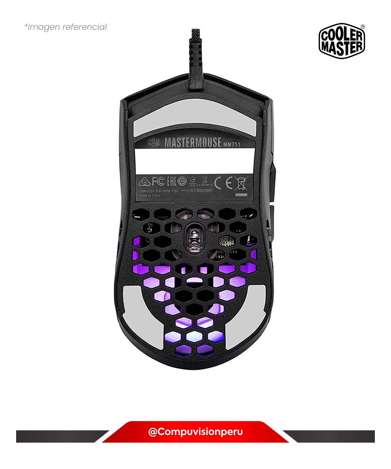 MOUSE COOLER MASTER MM711 RGB MATTE FINISH 16K DPI MM-711-KKOL1