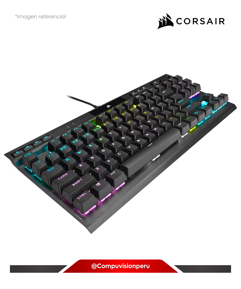 TECLADO CORSAIR K70 RGB TKL CHAMPION SERIES ENG OPX RGB SWITCHES CH-911901A-NA
