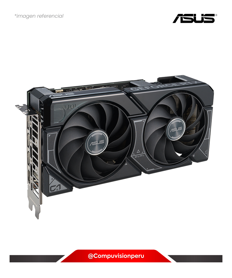 VIDEO ASUS DUAL GEFORCE RTX 4060 TI OC EDITION 8GB GDDR6 CUDA 4352 128-BIT HDMI DP DUAL-RTX4060TI-O8G