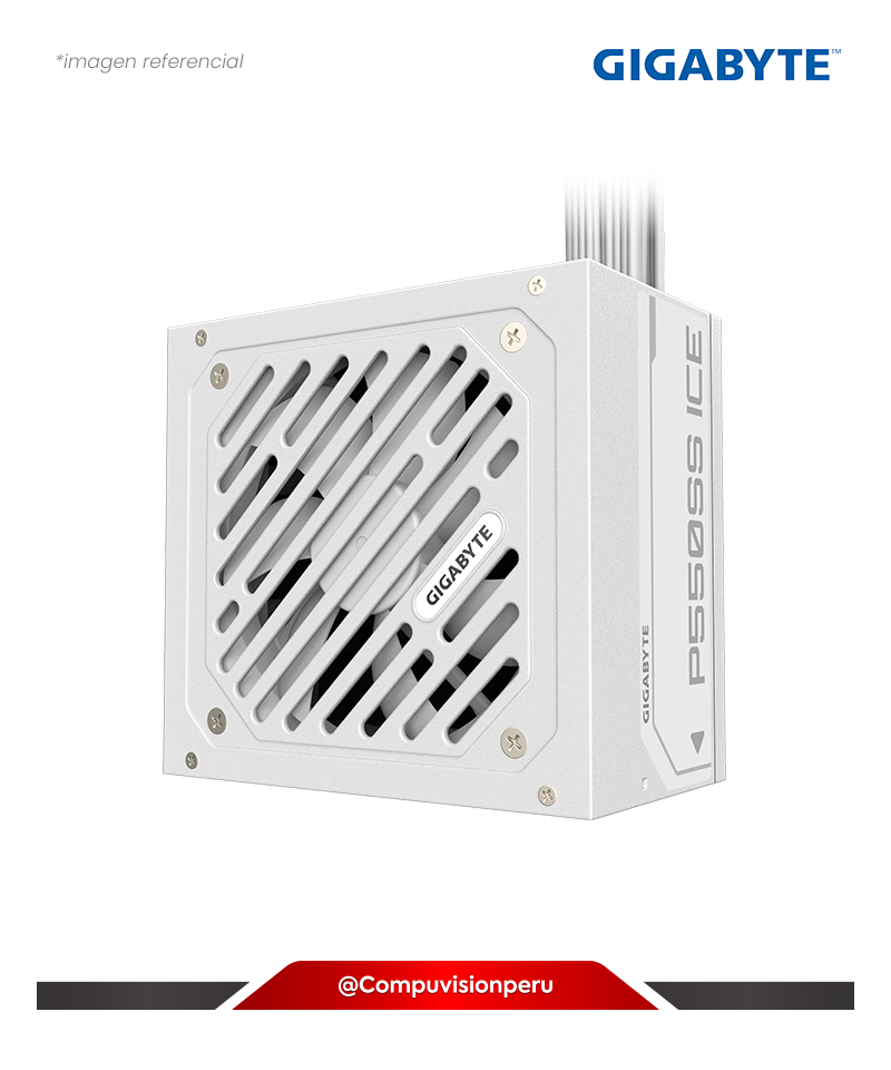 FUENTE 550W GIGABYTE P550SS ICE 80 PLUS SILVER ATX GP-P550SS ICE