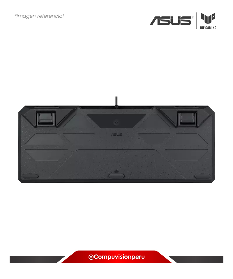 TECLADO ASUS TUF GAMING K3 GEN II BLACK OPTICAL MECHANICAL RGB SWITCH USB 2.0 TUF-GAMING-K3-GEN-II