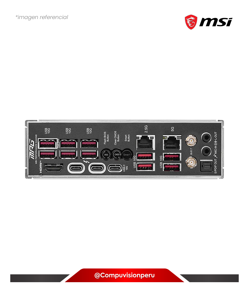 PLACA MSI MPG Z890 CARBON WIFI INTEL Z890 LGA 1851 M.2 SATA 6GB USB 3.2 SATA 6GB