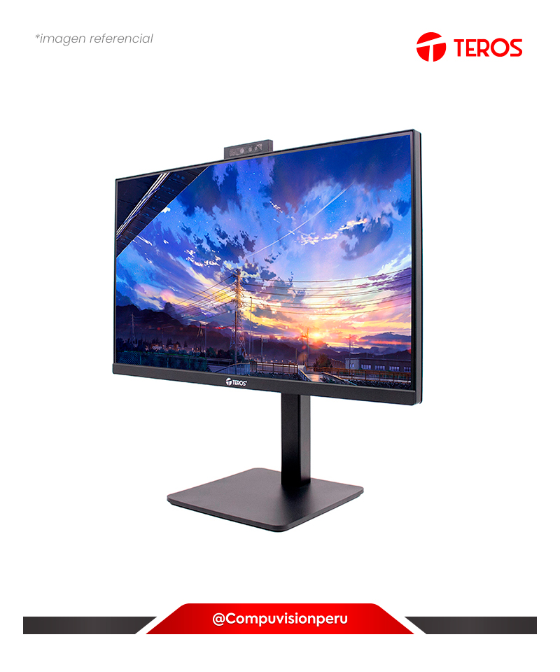 MONITOR 23.8 QHD IPS TEROS TE-2416CS 2K 100HZ 1MS HDMI DP WEB CAM MICROFONO