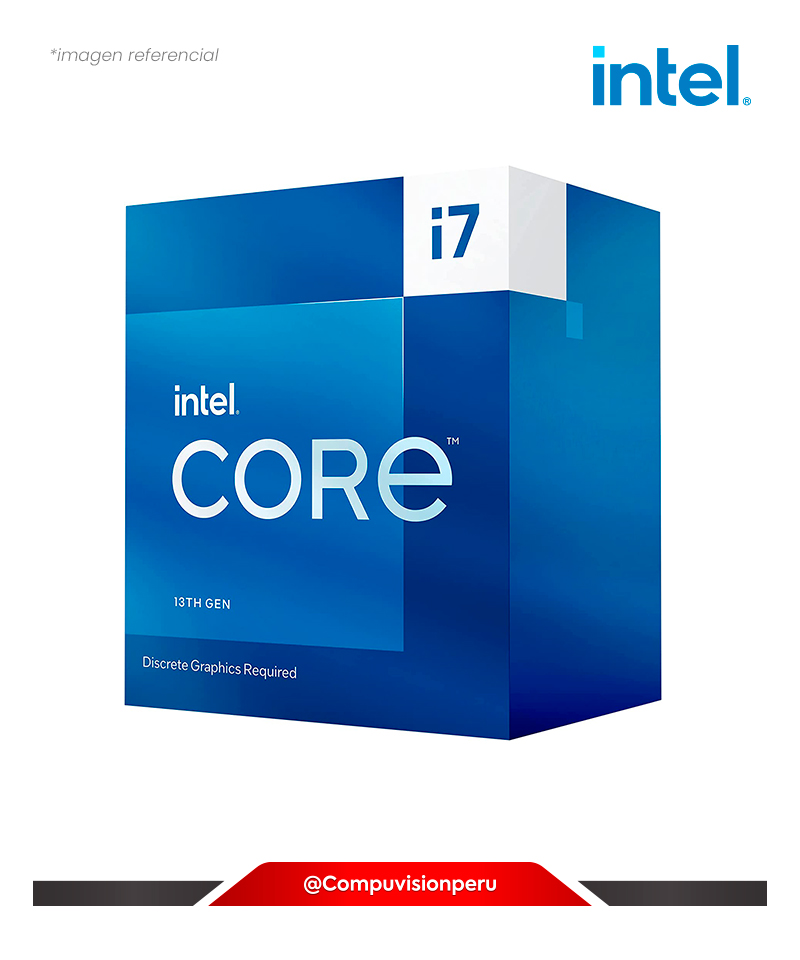 CPU INTEL CORE I7-13700F 16-CORE (8P+8E) 30MB 2.1GHZ LGA 1700 S/G TURBO CORE 5.20GHZ TDP 65W