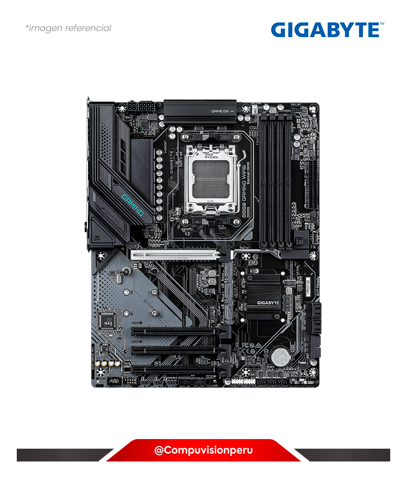 PLACA GIGABYTE B850 GAMING WIFI6 AM5 AMD B850 DDR5 HDMI DP BLUETOOTH  M.2 SATA 6GB ATX