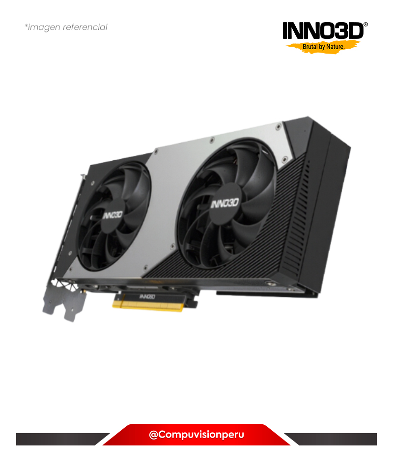VIDEO INNO3D GEFORCE RTX 5070 TWIN X2 OC 12GB GDDR7 192-BIT CUDA 6144 HDMI DP N50702-12D7X-195064N
