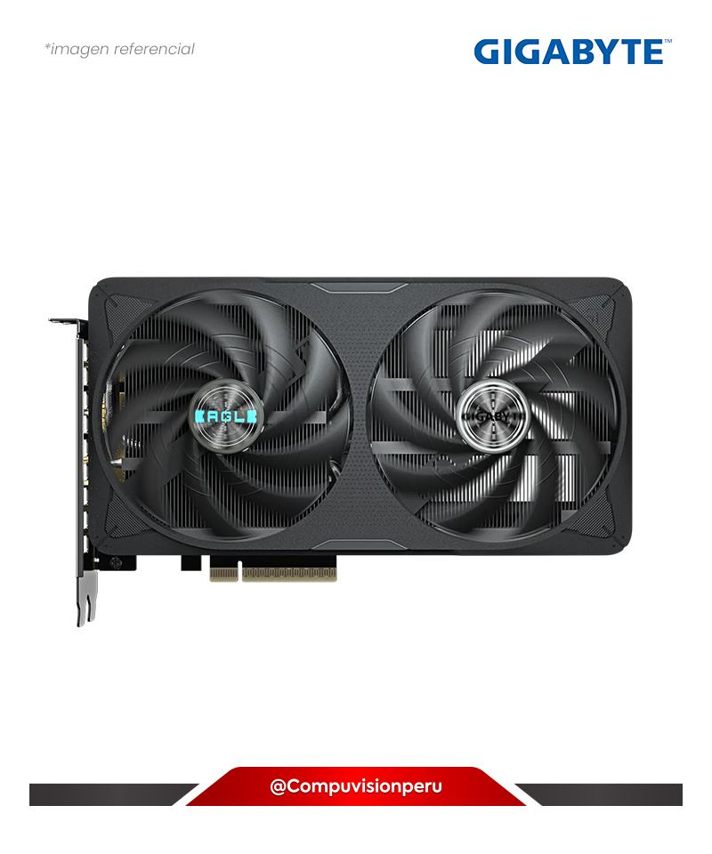 VIDEO GIGABYTE GEFORCE RTX 5060 TI EAGLE OC 8G 8GB GDDR7 CUDA 4608 128-BIT PCI-E 5.0 HDMI DP GV-N506TEAGLE OC-8GD