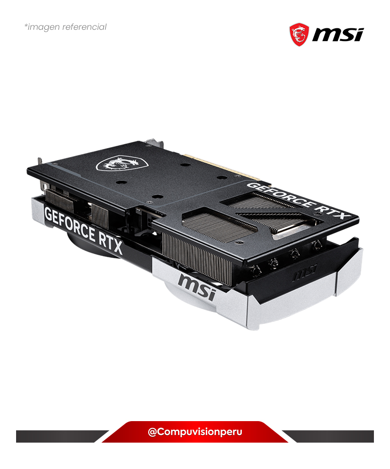 VIDEO MSI GEFORCE RTX 5070 12G VENTUS 2X OC 12GB GDDR7 CUDA 6144 192-BIT HDMI DP G5070-12V2C
