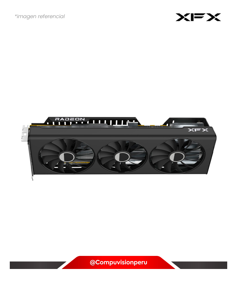 VIDEO XFX AMD SPEEDSTER QICK319 RADEON RX 7800 XT CORE 16GB GDDR6 HDMI 3XDP AMD RDNA 3 SP 3840 256-BIT RX-78TQICKF9