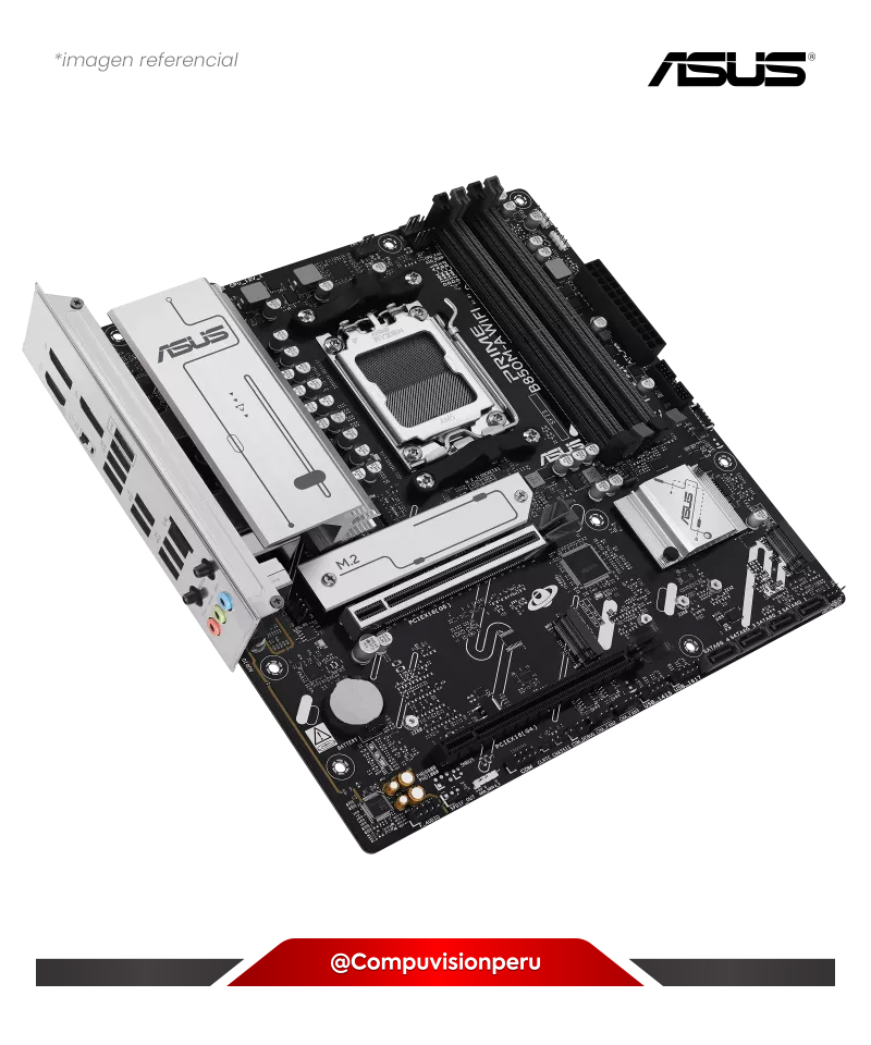 PLACA ASUS PRIME B850M-A WIFI AM5 AMD B850 DDR5 HDMI DP M.2 SATA 6GB BLUETOOTH M-ATX